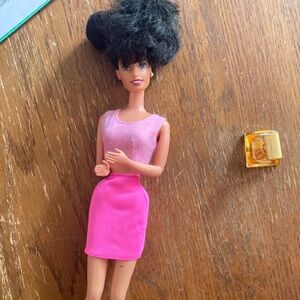 1966 mattel Barbie China black hair rare
